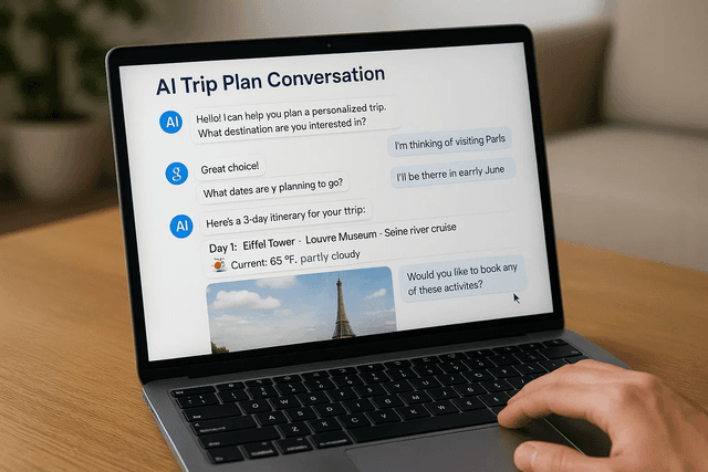 AI Trip Plan Conversation